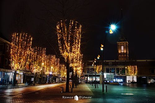 Oude marktplein van Hengelo