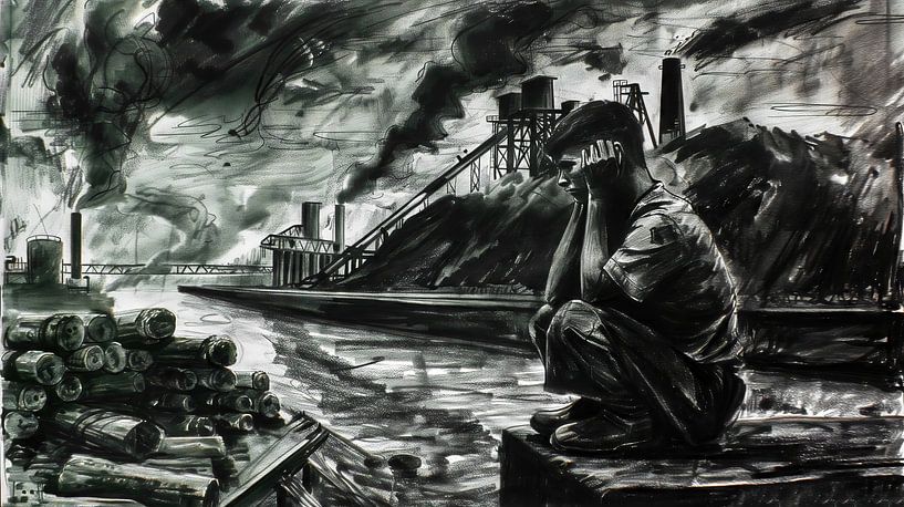 Paysage fumé par Frank Heinz
