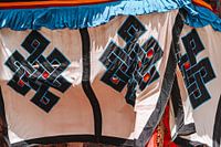 Tibetan lucky symbol the infinite knot