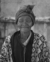 alte Frau in Namibia