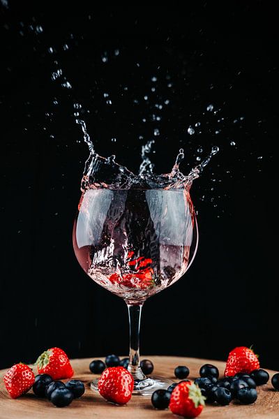 Splash à la fraise par Jietske Donders
