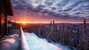 Sonnenaufgang Schweden von jody ferron