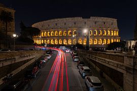Colosseum in rome at night by Jordy Blokland