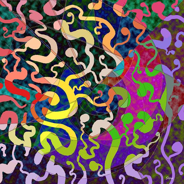 Dreiecke II von SlowDad Art