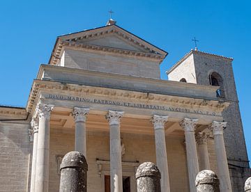 The Catholic Basilica of San Marino Italy by Animaflora PicsStock