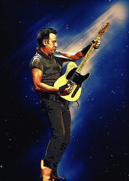 Superstars Bruce Springsteen Live im Konzert von Gunawan RB