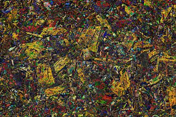 Kleurrijk kleurenmozaïek, abstract van Torsten Krüger