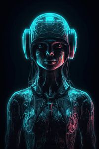 Futura Femme: A Symphony in Neon