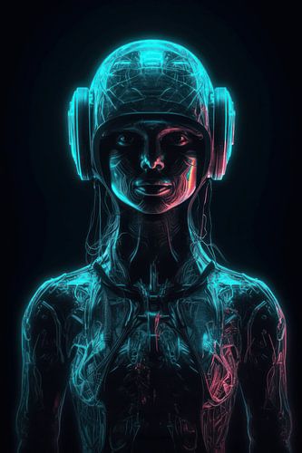 Futura Femme: A Symphony in Neon