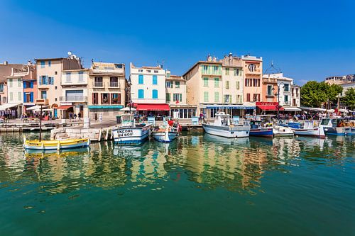 Cassis aan de Côte d'Azur in Frankrijk van Werner Dieterich