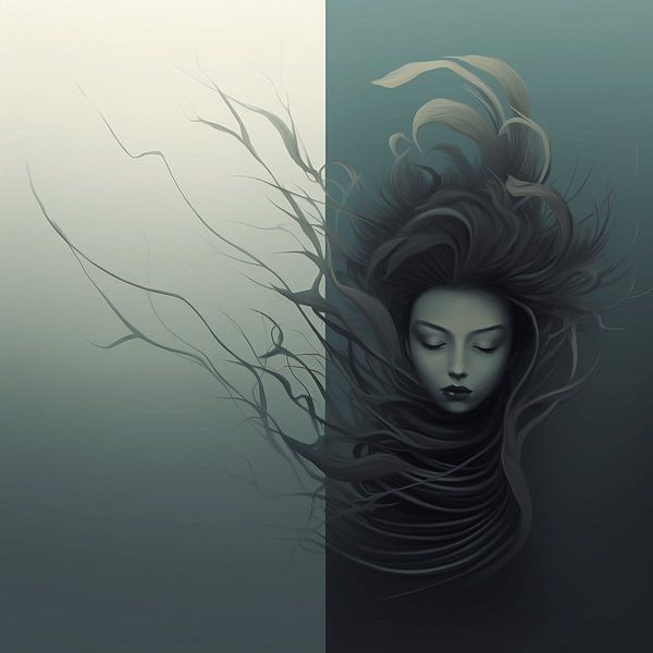 Reflets bleus par Karina Brouwer