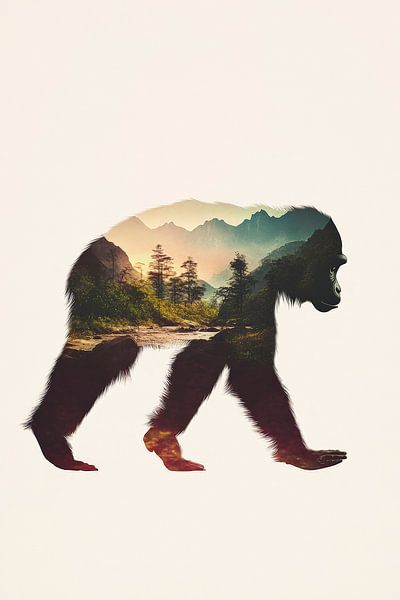 Nature of the Bigfoot by Poster Art Shop