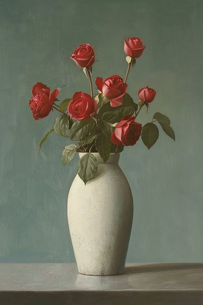 Roses rouges par Caprices d'Art