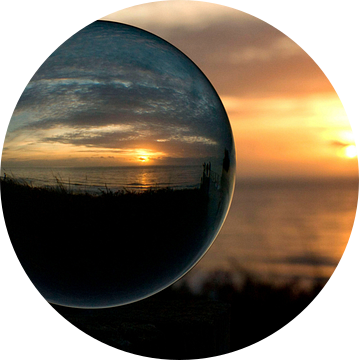 Sylt: Avond in de duinen II. van Norbert Sülzner