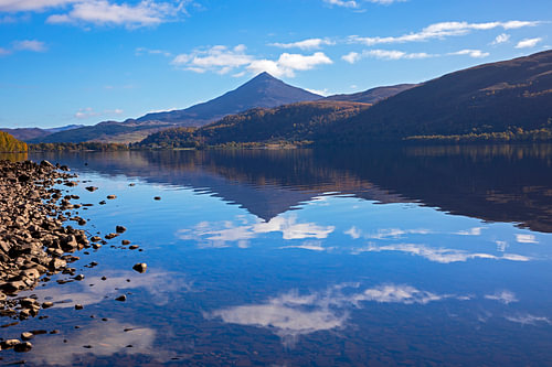 Loch Rannoch met de berg Schiehallion op de achtergrond, Breadalba
