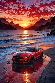 Mustang GT Golden Hour sur John Dan