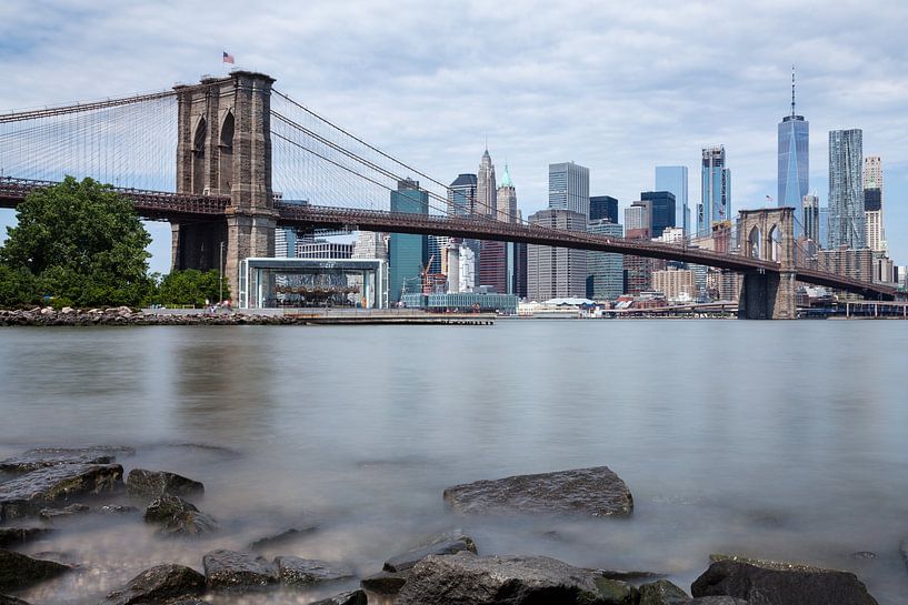 Skyline New York City van Bart van Dinten