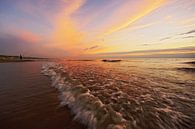 coucher de soleil au bord de la mer par Dirk van Egmond Aperçu