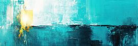 turquoise horizon | Turquoise Dawn by Modern Collection