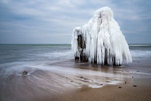 Winter an der Küste der Ostsee bei Kühlungsborn