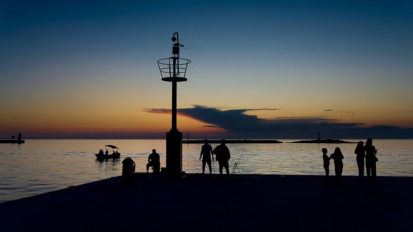 Ambiance de soirée à Porec par Heiko Kueverling
