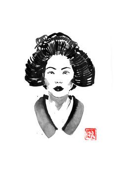 de geisha van Péchane Sumie