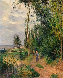 Côte des Grouettes, in der Nähe von Pontoise, Camille Pissarro