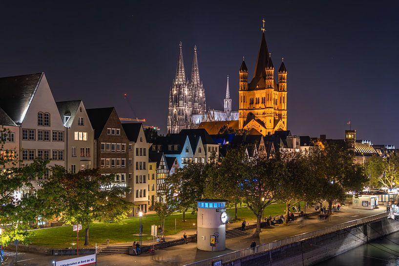 Cologne / Köln / Cologne la nuit par Maurice Meerten