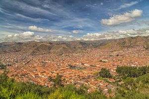 Une vue à Cusco (Pérou)