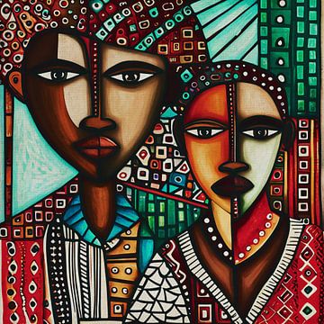 African brothers nr 5 by Jan Keteleer