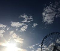 Riesenrad in der Luft