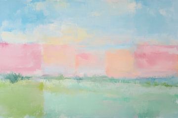 Frühlingslandschaft abstrakt von MadameRuiz