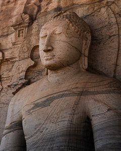 Buddha-Gesicht in der alten Stadt Polonnaruwa Sri Lanka