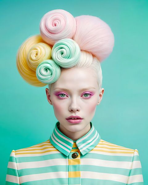 Lilou, Digital Art by Mariëlle Knops, Digital Art