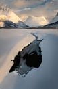 Winter soft light on the mountains in Tamokdalen, Norway. by Jos Pannekoek thumbnail