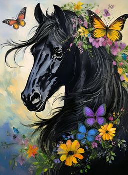 Fantasy horse head