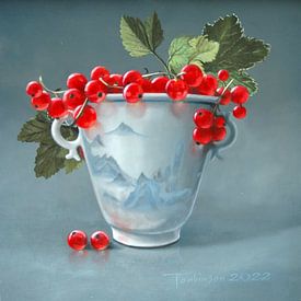 Rote Johannisbeeren im Becher von Tonkinson Fine Art