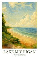 "Mystischer Sonnenaufgang am Michigansee"