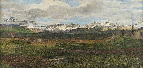 Landschap bij Maloja, Giovanni Segantini, Giovanni Segantini