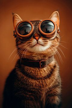Steampunk Poes van Harry Hadders