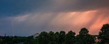 Bliksem Panorama van Vincent van den Hurk