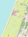 Karte von Zandvoort von Rebel Ontwerp Miniaturansicht