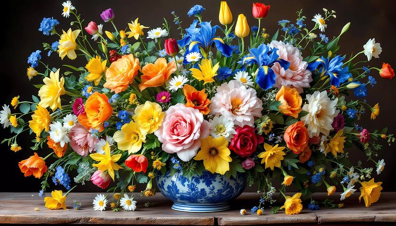 Ode to nature: harmonious floral composition by Sanne den Engelsman