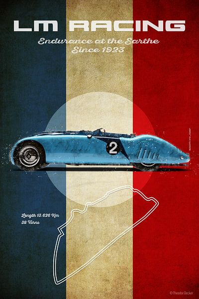 LM Racing Bugatti Tank van Theodor Decker