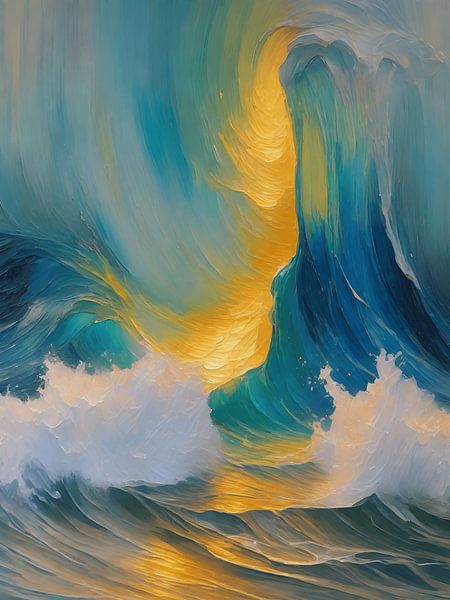 The movement of the sea by Jolique Arte