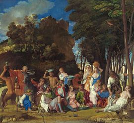 Das Fest der Götter, Giovanni Bellini und Tizian