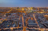 View from the Dom tower in the early morning / blue hour by Russcher Tekst & Beeld thumbnail