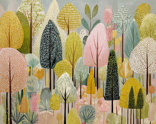 Whimsical Tree Palette