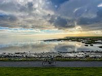 Fiets op het Wad