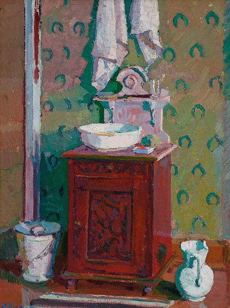 Harold GILMAN~Interior with a sink by finemasterpiece